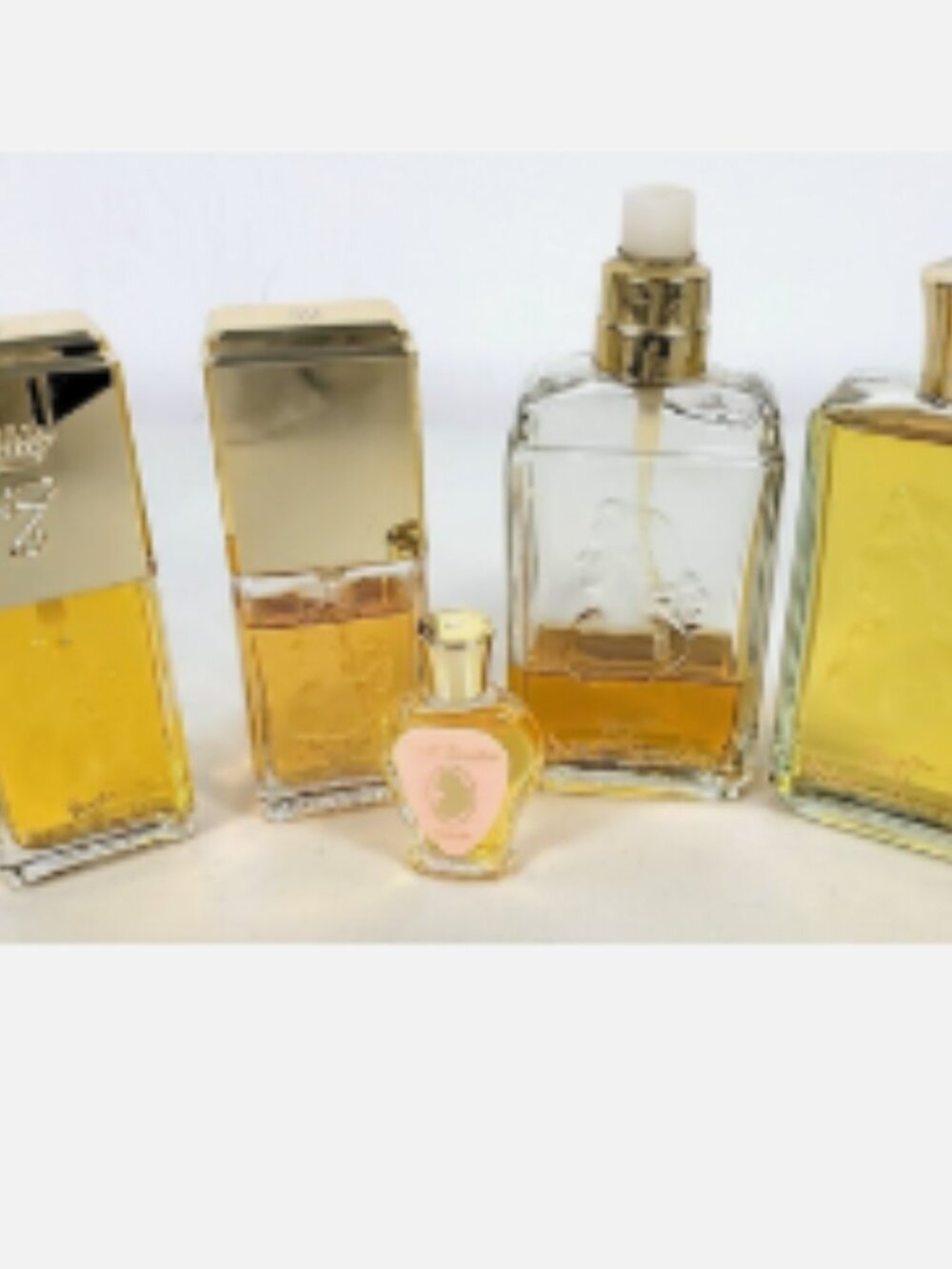 Vintage EUC/NOS Lot of 5 - White Shoulders by EVYAN Cologne Splash Spray 1.5 4.5